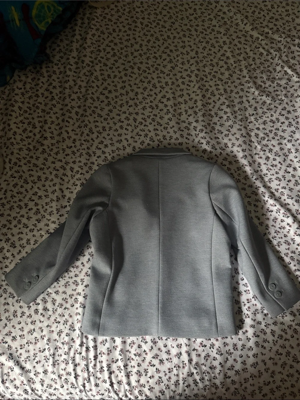 Zara Men's Gray Two-Button Knit Blazer